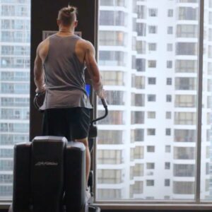 George Kittle working out in Panama