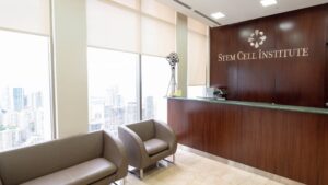 Waiting room at Stem Cell Institute