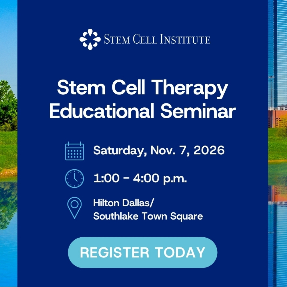 stem cell therapy seminar in dallas