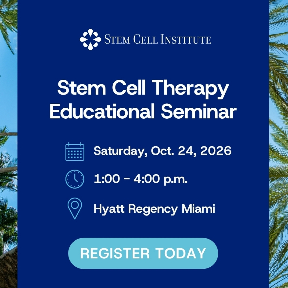 stem cell therapy seminar in miami